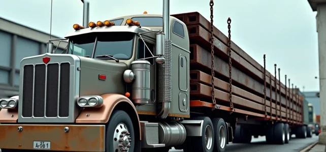 Tout savoir sur le transport lourd en camion plateau : usages et spécificités